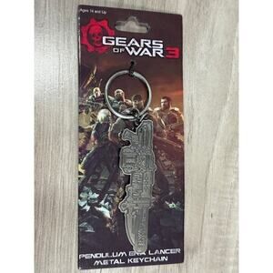 NEW Gears of War 3 Pendulum Era Lancer Metal Keychain